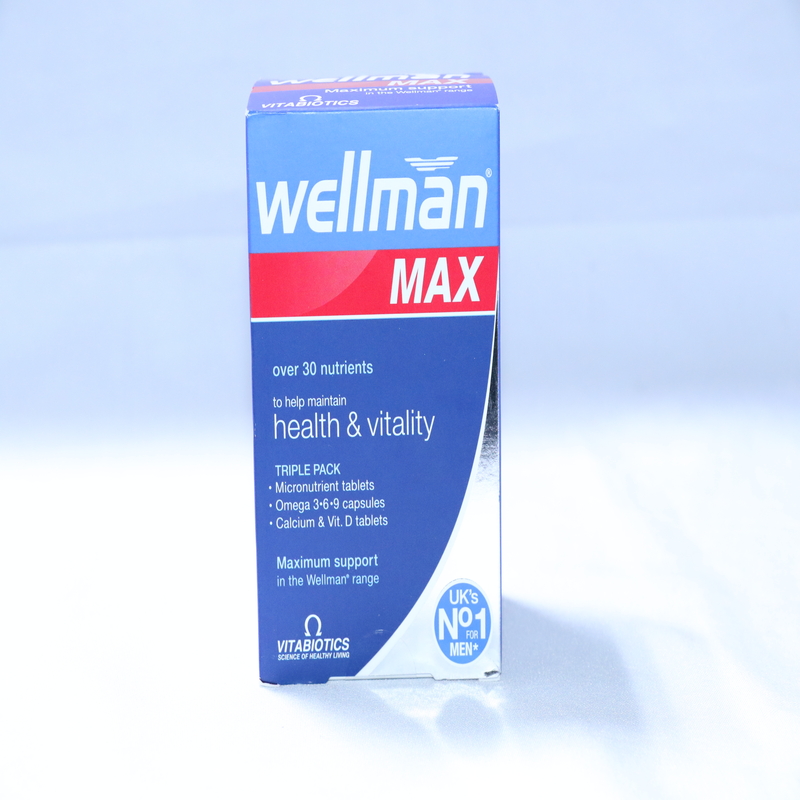 Wellman Max Tab X 84 Vitabiotics From A To Z