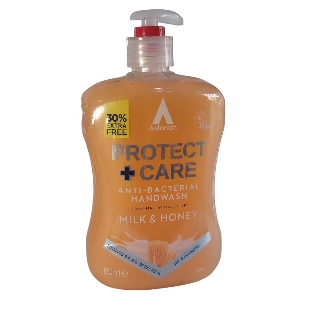 PROTECT + CARE ANTI-BACTERIA HANDWASH (MILK AND HONEY) - 650ML 