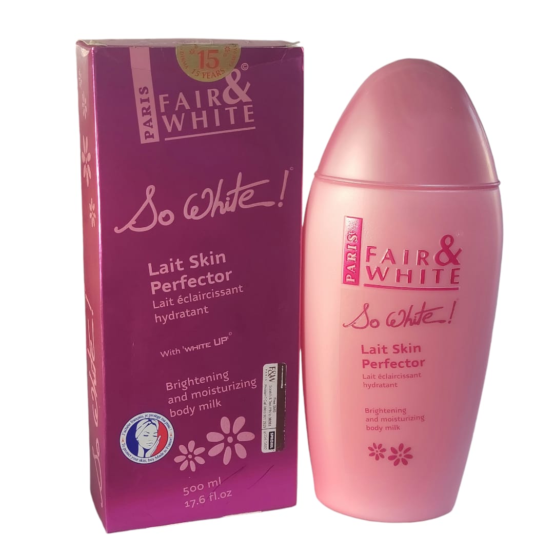 Paris Fair and White So White Lait Skin Protector Brightening and Moisturizing Body Milk.(500ml)