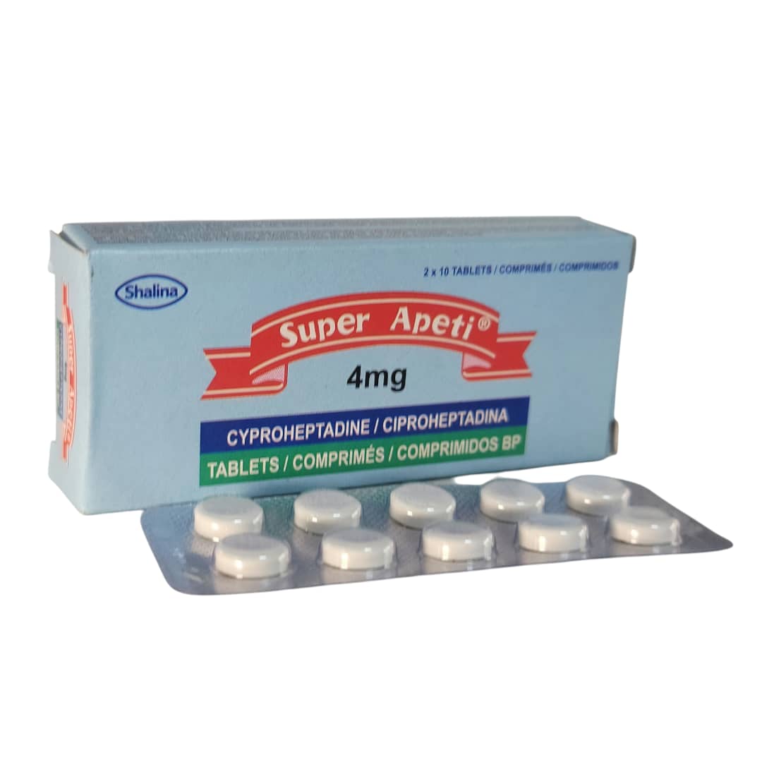 SUPER APETI (CYPROHEPTADINE, 4MG) TABLET 