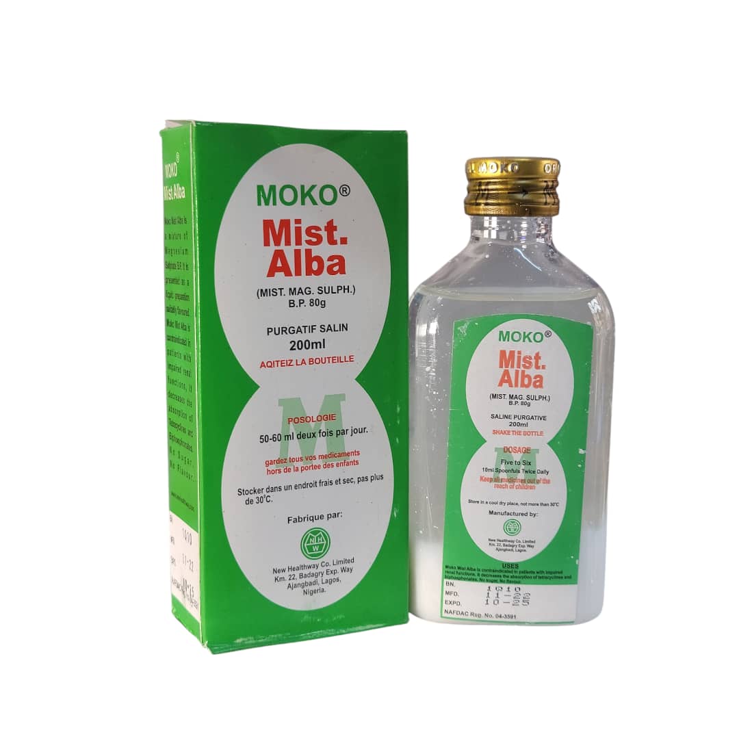 MOKO MIST ALBA (MIST MAG SULPH, 80G) SALINE PURGATIVE