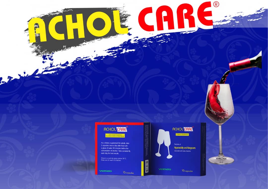 ACHOLCARE- DIETARY Supplement FOR HANGOVER AND HYPERACIDITY REDUCTION