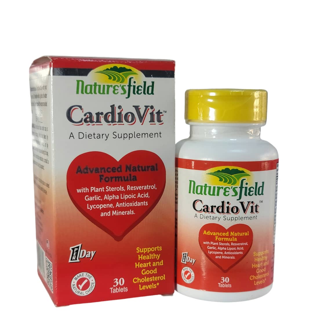 NATURE’S FIELD CARDIOVIT - 30 TABLETS.